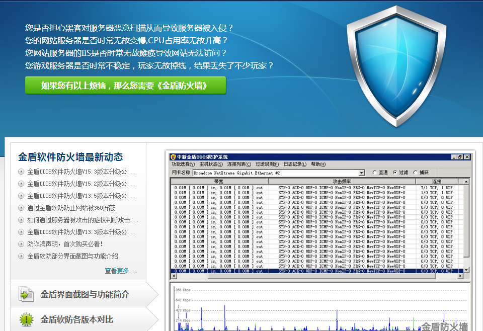 魔域私服开区用金盾来防御流量攻击端口 - 轩辕网