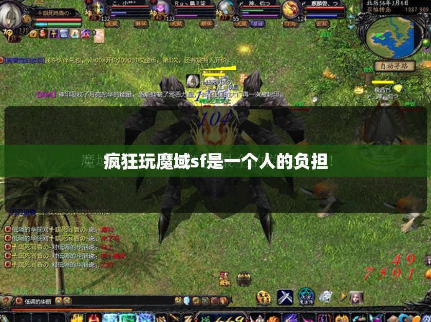 疯狂玩魔域sf是一个人的负担 - 轩辕网