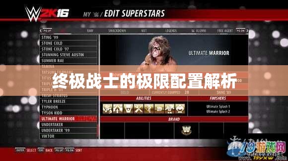 终极战士的极限配置解析 - 轩辕网