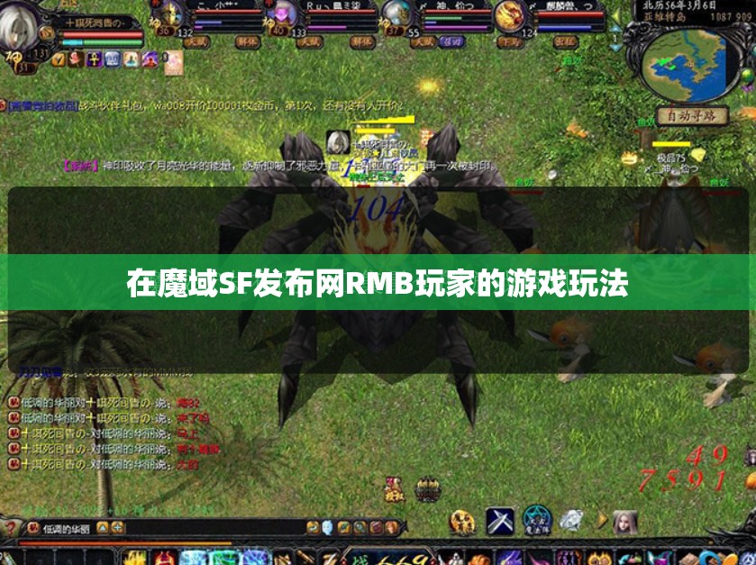 在魔域SF发布网RMB玩家的游戏玩法 - 轩辕网