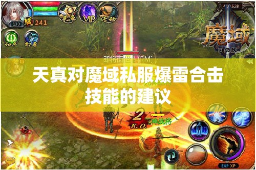 天真对魔域私服爆雷合击技能的建议 - 轩辕网