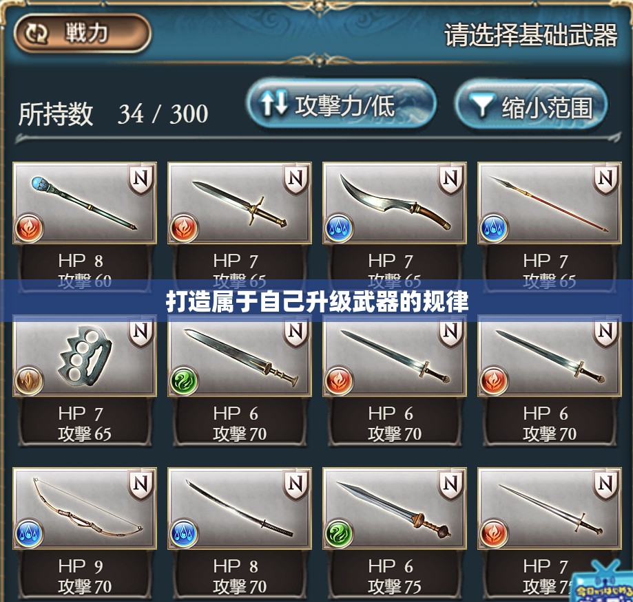 打造属于自己升级武器的规律 - 轩辕网