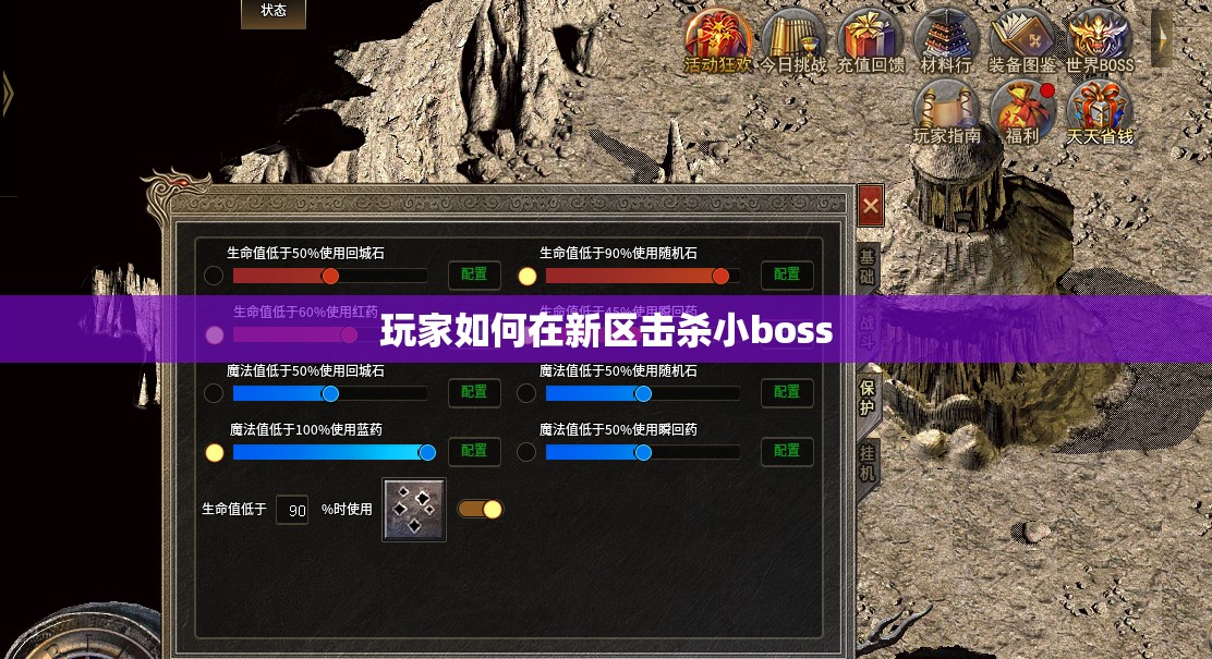 玩家如何在新区击杀小boss - 轩辕网