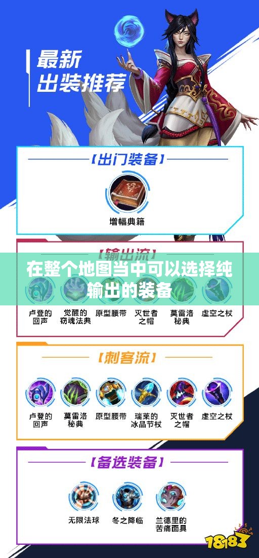 在整个地图当中可以选择纯输出的装备 - 轩辕网