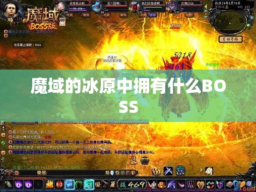 魔域的冰原中拥有什么BOSS - 轩辕网